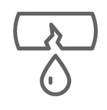 Discolored or rusty water